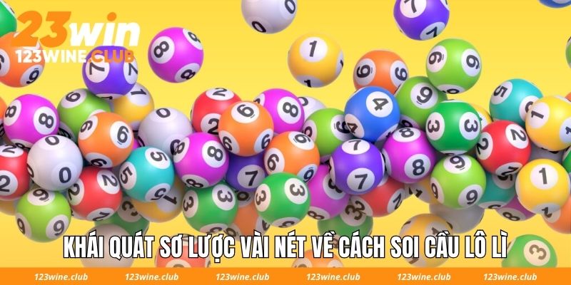 Khái quát sơ lược vài nét về cách soi cầu lô lì 